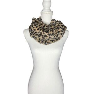 Leopard Print Infinity Scarf